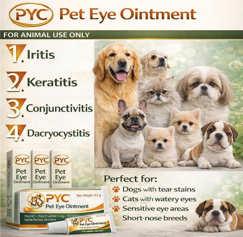 Eye Health Cream for Cats,Dogs and All Pets 1/8 oz 4.2 Gr. 1 Pack