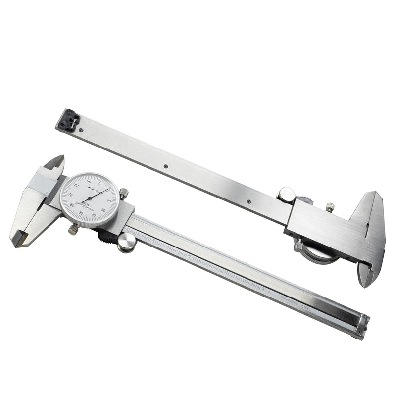 TEXALAN(R) 0-6" 4 Way Dial Caliper .001" Shock Proof Imperial Carbon Steel
