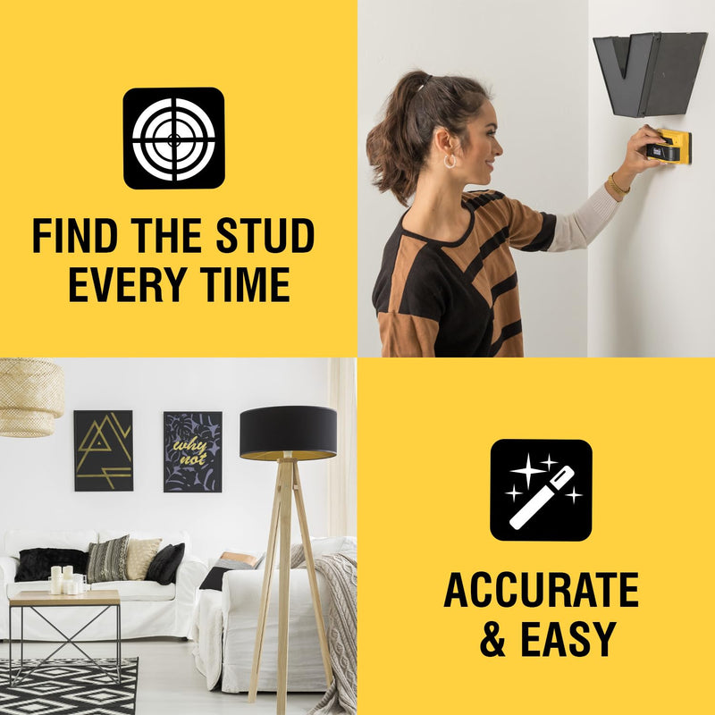 Franklin Sensors ProSensor M150/X990 Stud Finder with Live Wire Detection and 9-Sensors, Wood & Metal Stud Detector/Wall Scanner, Made in The USA