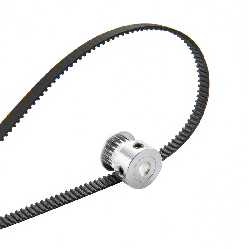 GT2 Timing Pulleys 20 Teeth 5mm Bore 6mm Width for 3D Printer 2mm Pitch Aluminum Timing Belt Pulley Wheel with Allen Wrench (Pack of 5Pcs) 6mm Belt 20T 5MM Bore