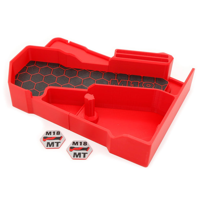 Packout Compact Tool Organizer for Milwaukee 2836-20 M18 Fuel or 2626-20 M18 Cordless Multi-Tool, Accessories and Battery – Fits Box and Tool (Box and Tools Not Included) for Enhanced Protection