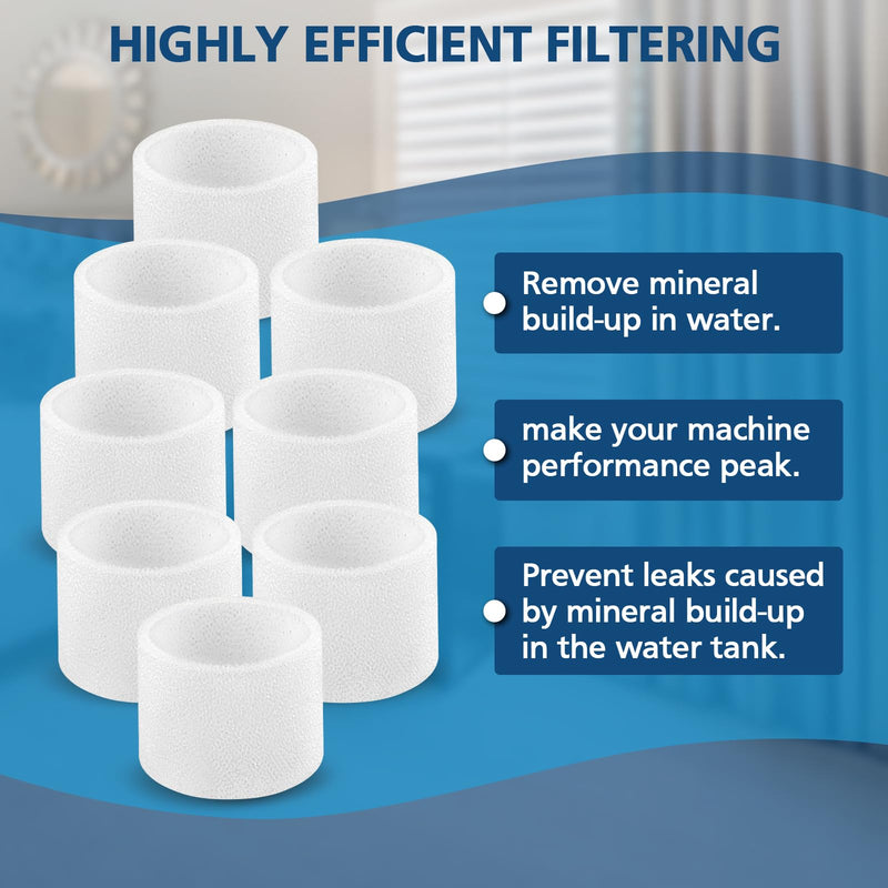 30-Pack Top Fill Humidifier Replacement Filters for LEVOIT Classic160, Dual150, Dual200S, Classic300(S), LV600S, OasisMist450S, Superior 6000S Humidifiers 30 Pack Sponge Filters