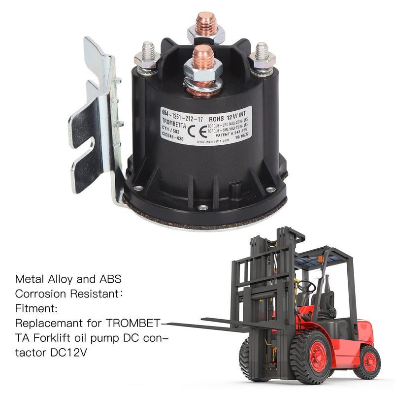 684 1261 212 17 Engineering Vehicle Accessories Electric Oil Pump Dc Contactor Sensitive Small Power 684 1261 212 17 Replacemant For Forklift Dc12V