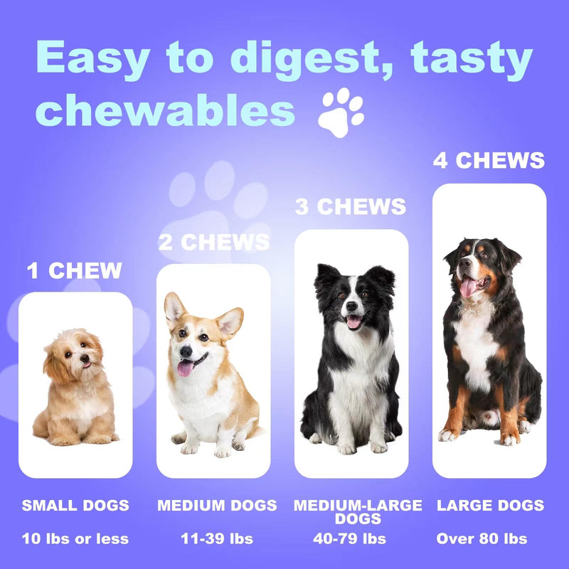 Dog Allergy Relief Chews, Itch Relief, Probiotics for Dogs, Omega-3 Fish Oil, Seasonal Allergy and Itchy Skin Treatment, Immune Support Supplement (120 Chews, Chicken) 120 Chews