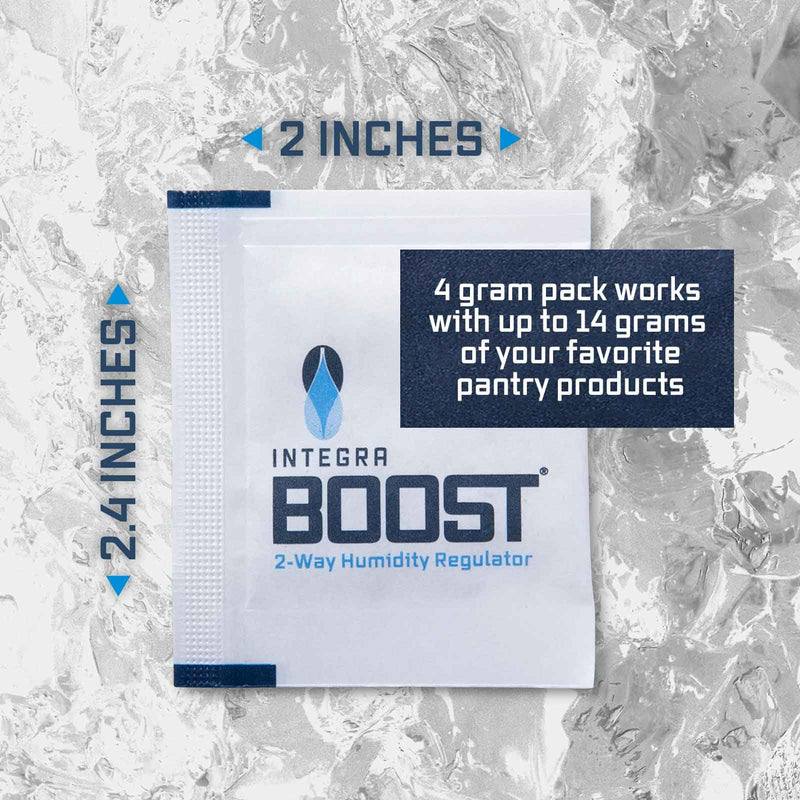 2-Way Humidity Control Pack - Preserve Flavor & Control Humidity at 62% RH - Moisture Absorber for Herbs, Spices & More - 4 Gram (Pack of 6) Pack of 6