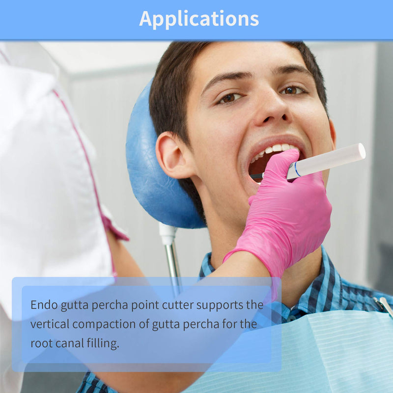 Annhua Gutta Percha Point Cutter with 4 Tips, Dental Tooth Gum Endo Obturation System with Heated Pen, Dentist Breaker Cutter Tools for Endodontics Root Canal Filling