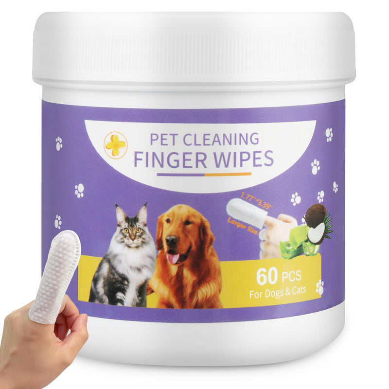 Dog Eye Wipes, 120 Count Cat Eyes Cleaning Wipes Gentle Pet Tear Stain Remover, Hypoallergenic Puppy Dogs Eye Wash Cleaner for Debris Discharge Mucus, Aloe Chamomile Pets Wipe Pads
