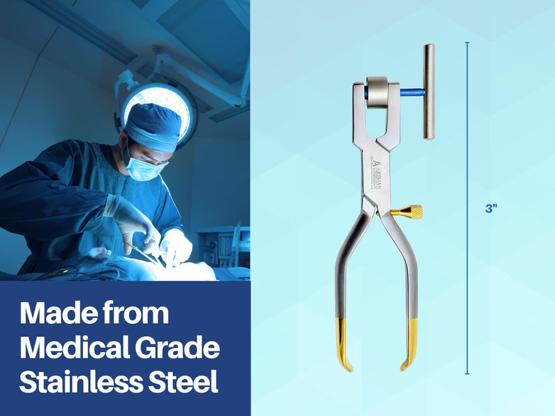 Bone Morselizer Bone Mill Crusher with Titanium Plates Dental implant Bone Grafting