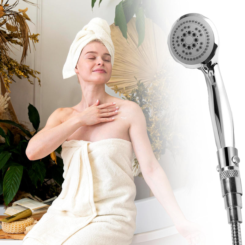cobee 2 Pack Shower Head Shut Off Valve, G1/2'' Water Flow Control Valve Volume Adjust Valve, Universal Size Water Shut Off Valve for Shower Arm and Hose or Bidet Sprayer(2Pcs) 2Pcs