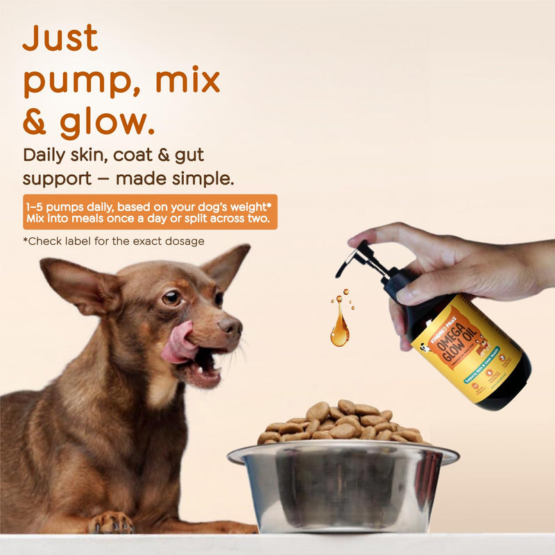 Omega-3-6-9 Oil for Dogs, Naturally Flavored & No Fishy Smell - 8.5 fl oz - Alternative to Salmon Based Fish Oil - 52% Omega 3-6-9-18% Lauric Acid - Supports Skin, Coat and Gut Health