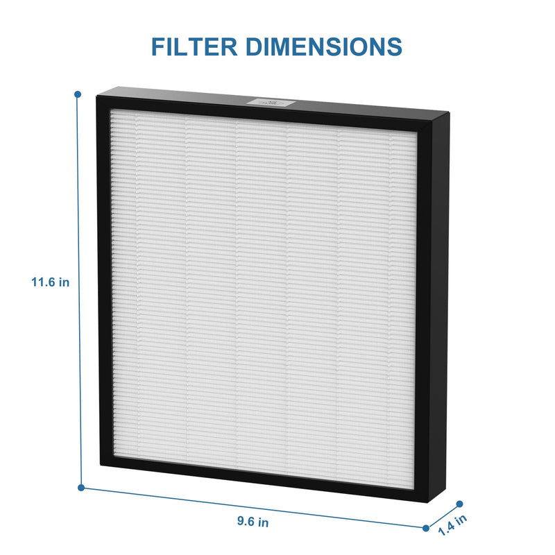 Compact HEPA Replacement Pre-Filter Compatible with Intellipure Compact Air Cleaner Purifier Filter, HEPA and Activated Carbon Filters, 2 Pack