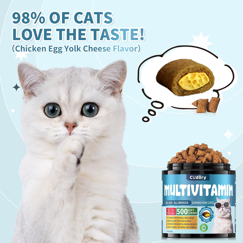 Cat Multivitamin, Crunchy & Creamy Cheese Chew Dog Allergy Relief Drops, Skin & Coat Support