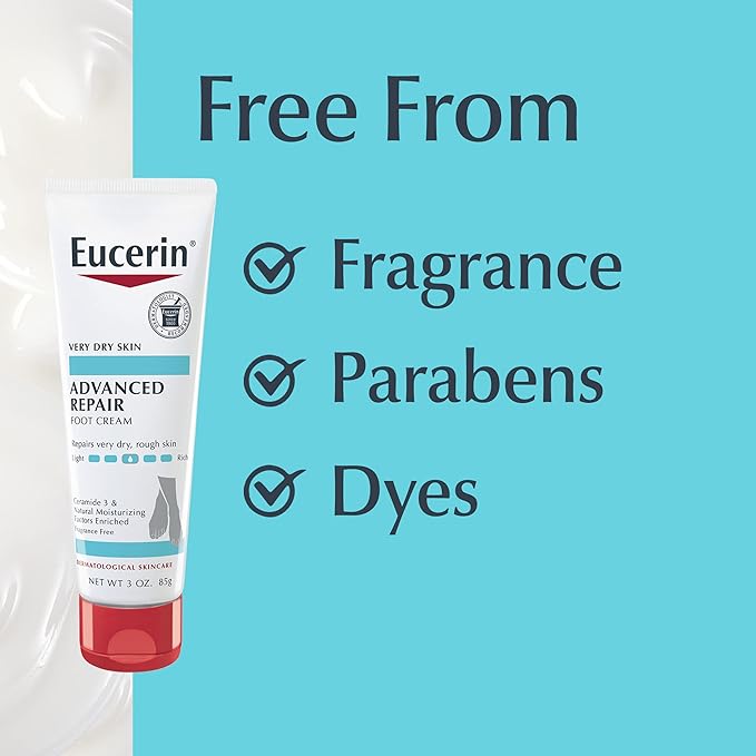Eucerin Dry Skin Therapy Foot Creme Plus Intensive Repair 88 ml (Pack of 3) (Parallel Import) - NewNest Australia