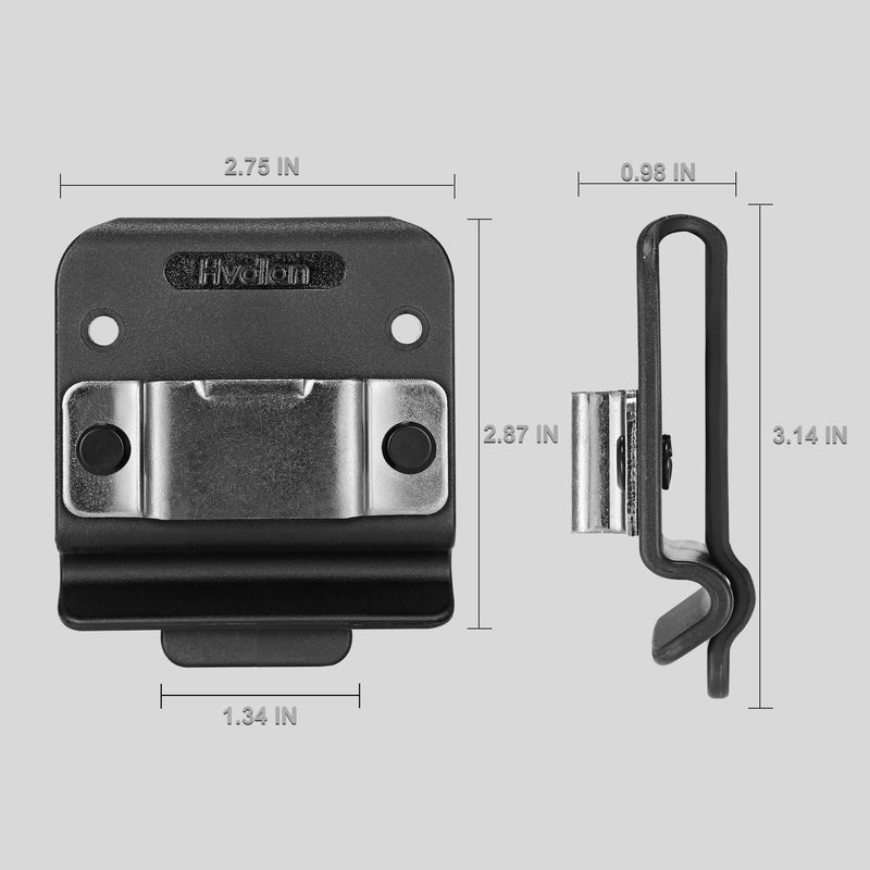 Tape Measure Holder, Tactical Tape Measuring Belt Clip, Drill Holster, Tool Belt with Belt Clip, Suitable for Measuring Tape Drill, Impact Driver Any Tape Holster with a Clip. 1