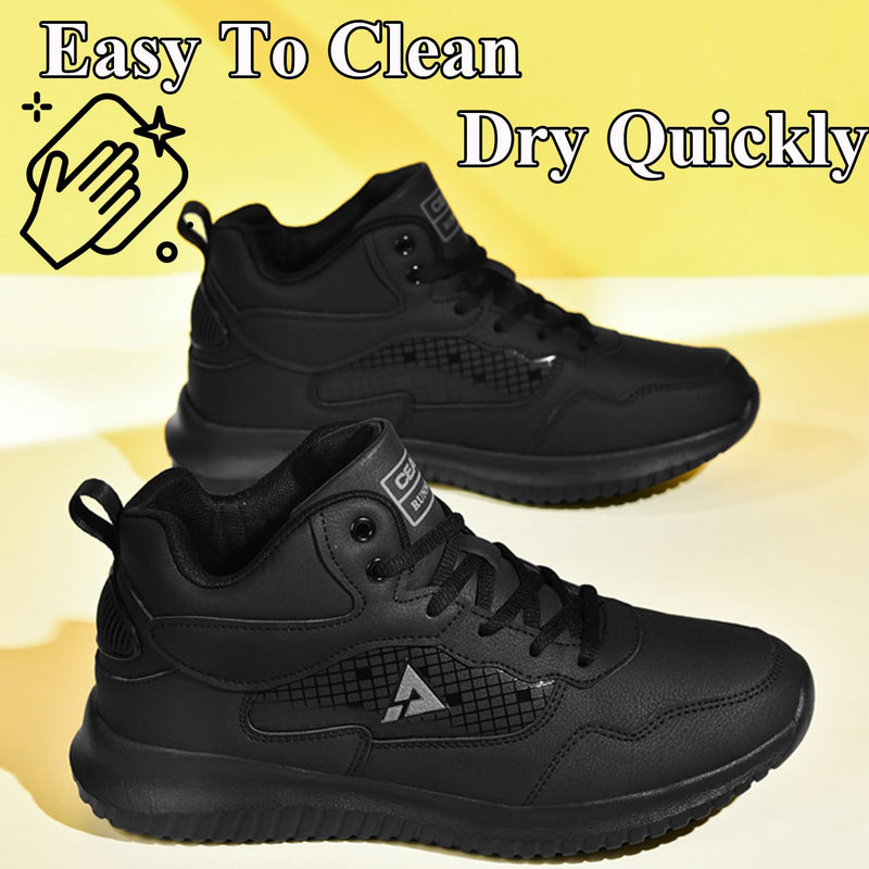 Non Slip Work Boots for Men Oil Resistant Food Service Shoes Comfortable Slip On Chef Shoes for Restaurant Hospital 10.5