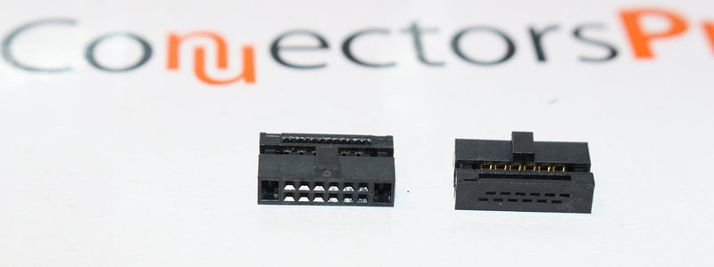 10P 20-Pack 1.27mm 0.05" Pitch Mini Dual Rows IDC FC Female Sockets Terminates to 0.635mm Flat Ribbon Cable (FC-10P-20PK) FC-10P-20PK