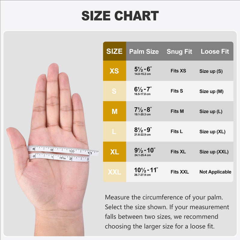 Black Vinyl Gloves, Food Grade Gloves Disposable Latex Free & Powder Free, Guantes for Cleaning Cooking Food Prep Large 100