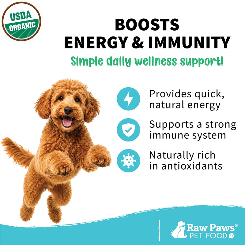 Raw Paws Organic Virgin Coconut Oil for Dogs & Cats, 16-oz - Supports Immune System, Digestion, Oral Health, Thyroid - All Natural Allergy Relief for Dogs - Hairball Relief 16 oz (Pack of 1)