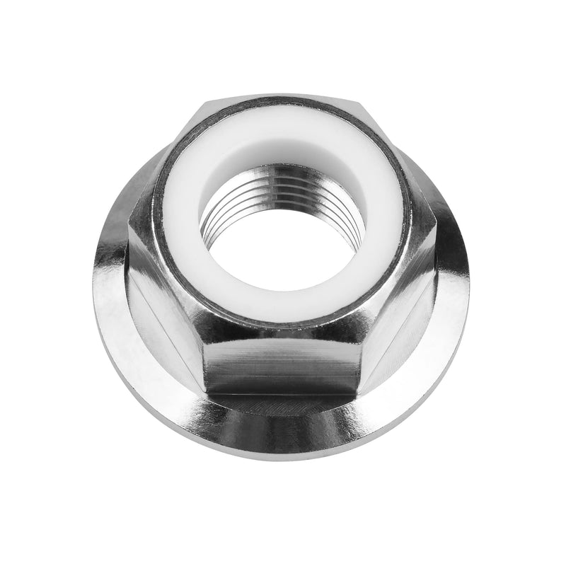 Titanium Ti Tc4 Gr5 M14x1.5 Pitch 1.5mm Motorcycle Sprocket Flange Lock Nut Pack of 2