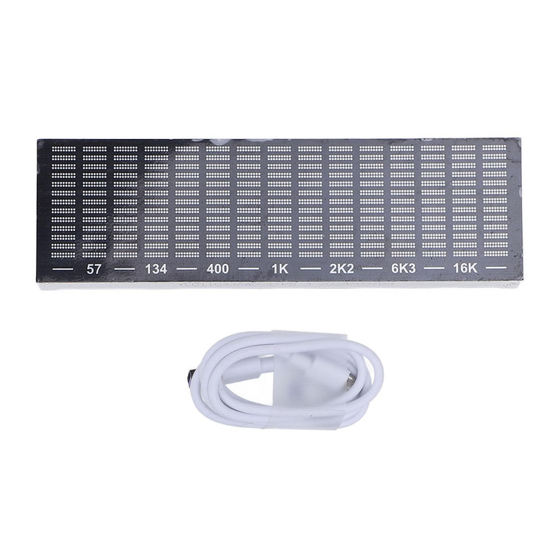 VBESTLIFE Music Spectrum LED Light, LED Sound Controlled Real Music Spectrum Display Pickup Ambient Light Atmospheric Rhythm Light Module for Home Theater, KTV, Bar