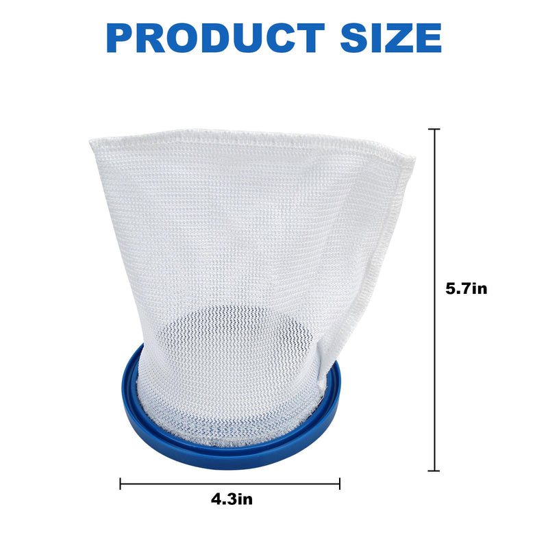 X-treme Multilayer Filter Bag for Pool Blaster Max, Catfish Ultra, iVac 250, iVAC C2, Volt FX-4 and Jacuzzi JPV200 Handheld Pool Vacuums, P30X022XF / PBW022XF(4 Pack)