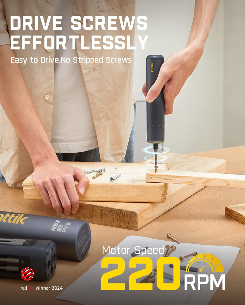 Fanttik S1 Pro Electric Screwdriver, Power Screwdriver