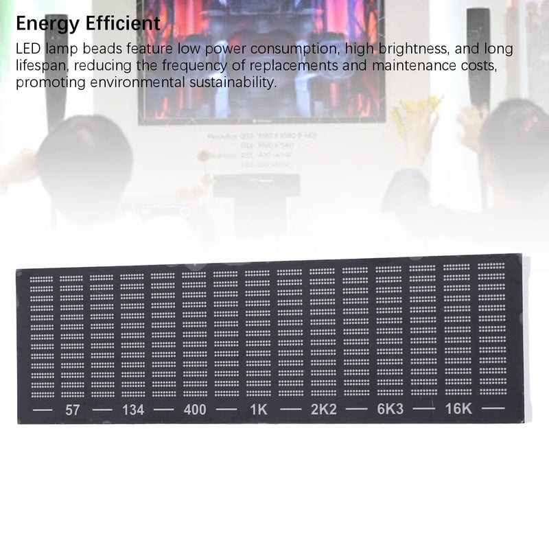 VBESTLIFE Music Spectrum LED Light, LED Sound Controlled Real Music Spectrum Display Pickup Ambient Light Atmospheric Rhythm Light Module for Home Theater, KTV, Bar