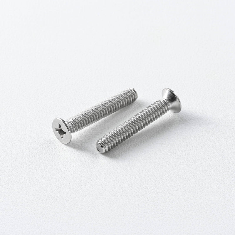 5/16-18 x 4'' (10 Pack) Flat Head Machine Screw, Phillips Drive, 304 Stainless Steel 18-8, Bright Finish, Fully Machine Thread 5/16 x 4''