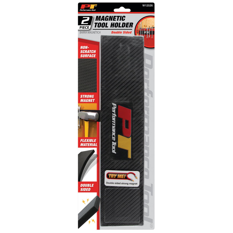 Performance Tool W12526 Magnetic Tool Holder Bar (Pack of 2) 2Pc Magnetic Tool Holder Bar