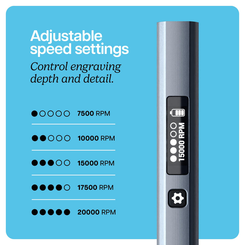 EtchMate Engraving Pen for Metal, Wood, Glass, Plastic & All Materials - Cool Easter Gift Ideas - Engraver Pen Tool - Teen Boy Gifts - Unique Gifts for Women, Teenage Girl - Craft Kits for Adults - NewNest Australia