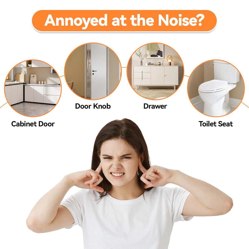 Felt Cabinet Door Bumpers-Small Felt Pads for Cabinet Doors, Cabinet Bumpers Felt, 3/8" Diameter 100PCS, 5mm Thick Self Adhesive Brown
