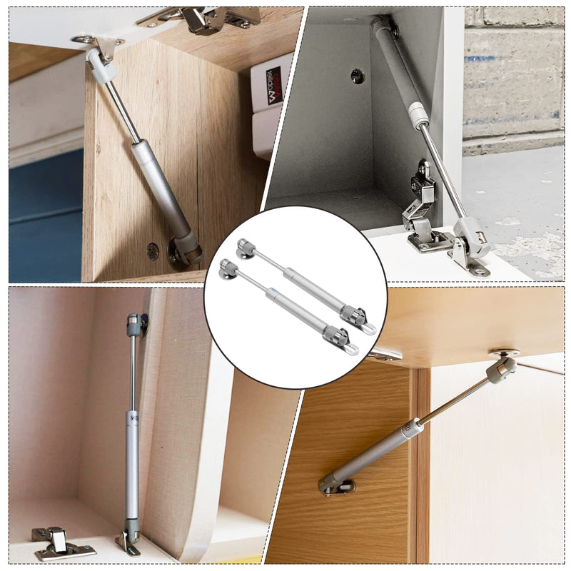 6 Inch Gas Struts Spring Shocks Lift Support, Gas Props Lid Support for Cabinet Toy Box RV Camper Bed Cupboard, 2 Pack(20N/4.4lb) 6Inch 20N