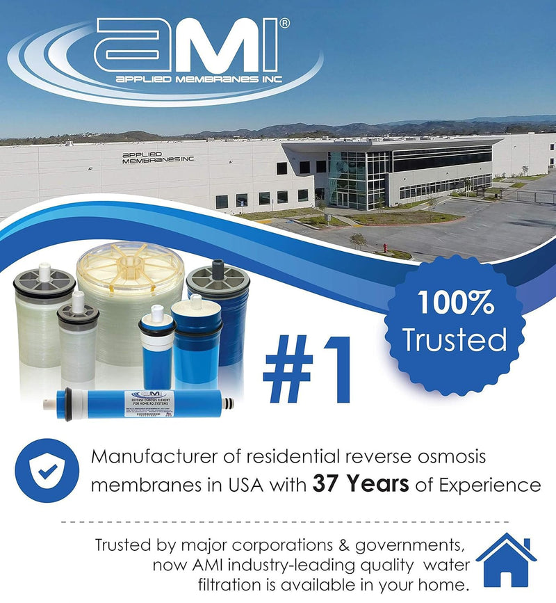 AMI 200 GPD Reverse Osmosis Membrane, RO Membrane Filter Replacement 1