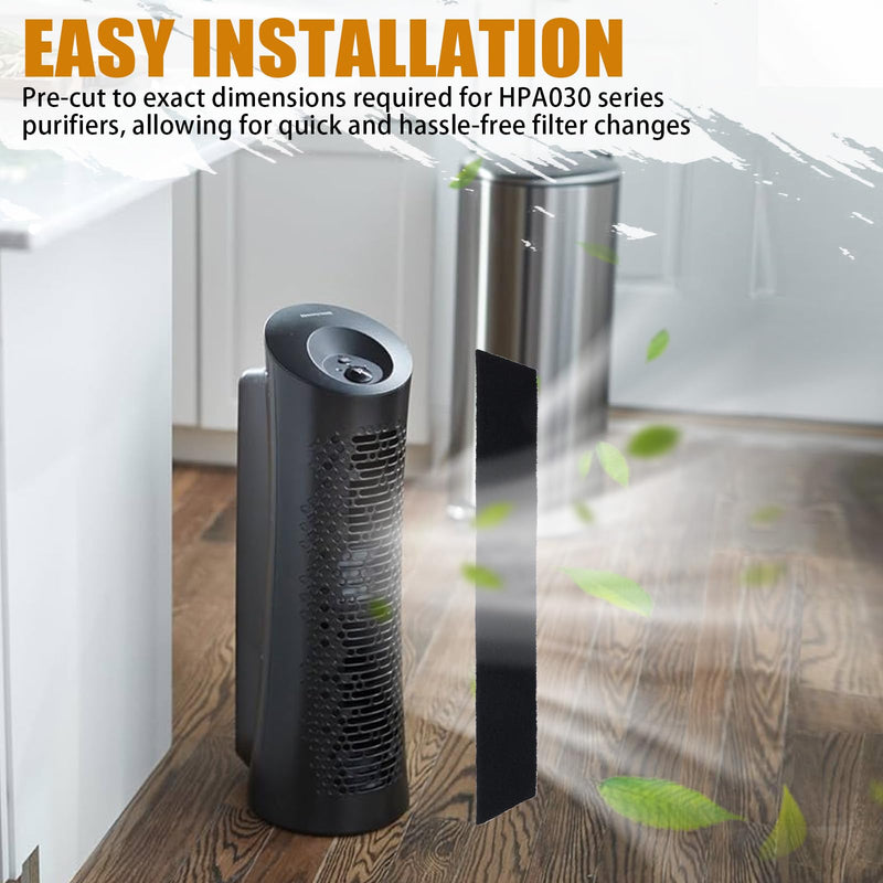 4 Pack 4-5/8 * 20-1/8 in Pre-Filter for Honeywell HEPA Tower Air Purifier