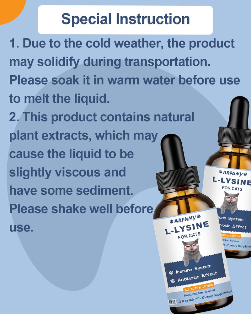 Cat L-Lysine Drops & Dog Mushroom Paste - for Cat Feline Respiratory, Sneezing, Runny Nose, Eye Function - for Dog Gut, Skin, Joint, Immune Health-Dog Lumps & Bumps Treatmen