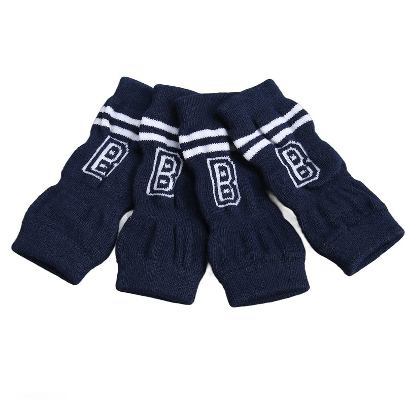 Zerodis 4pcs Pet Dog Elbow Protector, Dog Elbow Knitted Pet Leg Warmers Elastic Pet Leg Hock Protectors Warm Dog Hock Covers Pet Leg Sleeves S