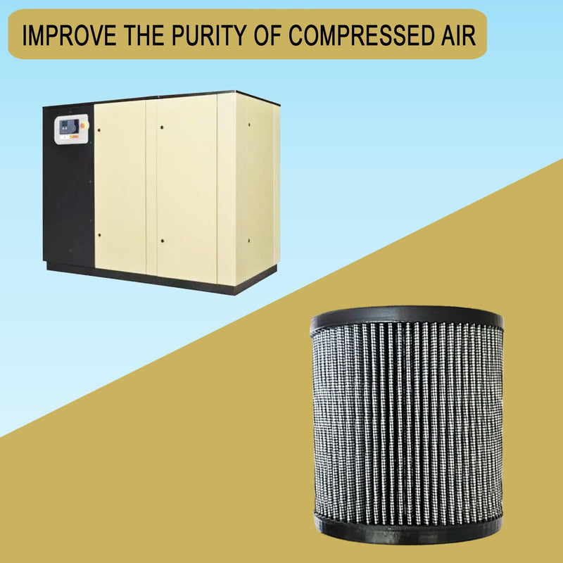 1 Pcs 32012957 Air Filter Replacement Fit for Ingersoll Rand Air Compressor 32165466 32012940 110377E100 2545 7100 3000 10T2 15T4 H15T4 TS7-TS15 32165466 54726518 32127482 32019787 42406 1R417 P5051A 1