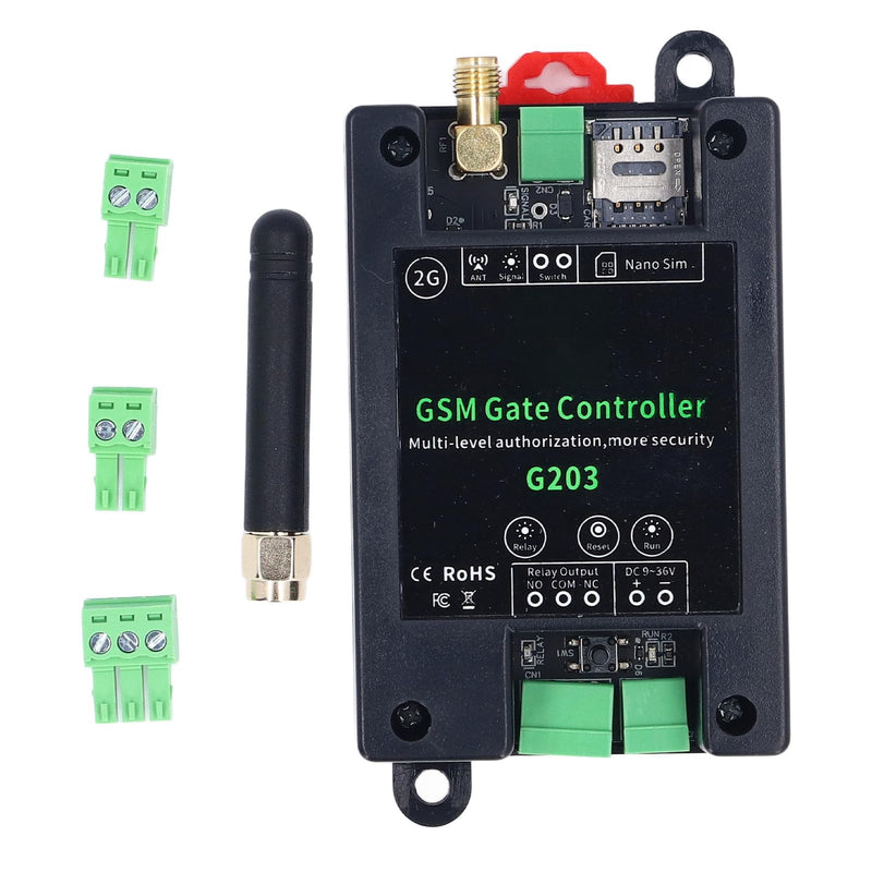 GSM Gate Opener Remote Control Access Easy Installation for Industrial Applications G203