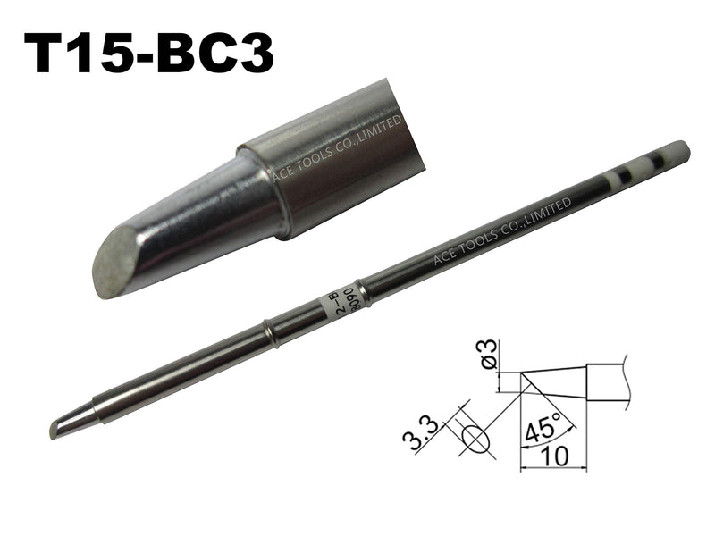 T15 Soldering Tips for FX-951 FX-950 FX-952 FX-9501 FM-2028 FM2027 Solder Iron Tip (10 PCS) T15-I B J02 K BC1 BC2 BC3 C4 D12 D24