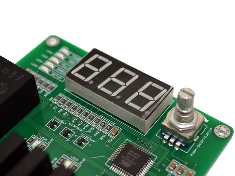 37+ Modes Sequencer Board 3 Channel AC Voltage 100-240VAC 50HZ 60HZ RED Green Yellow RYG AC Light Control NO Coding Required Has Display for Easy Programming Solid State Relay