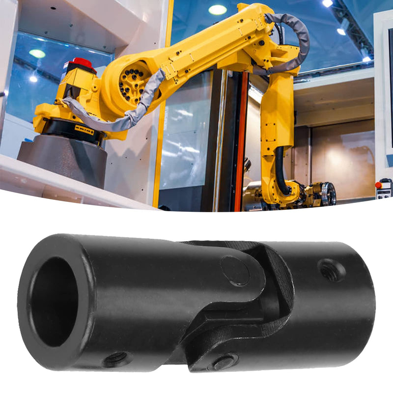 20 * 32 * 85mm Universal Joint Shaft, Coupling Connector U Coupler Motor Round Black DIY Steering Joints for RC Model Motors