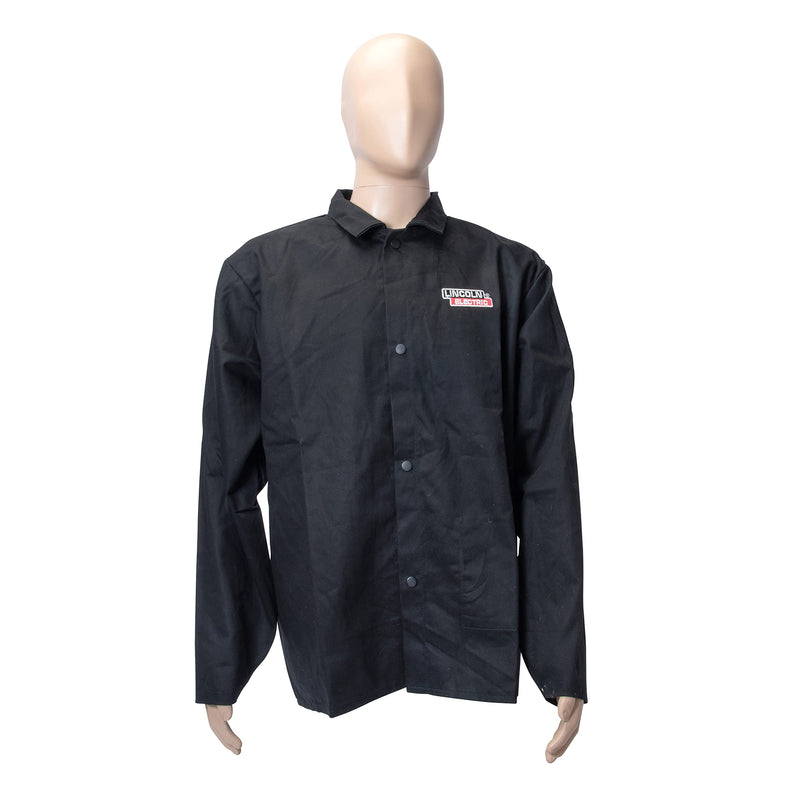 Lincoln Electric Black Flame-Resistant Cloth Welding Jacket X-Large