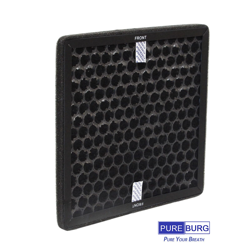 PUREBURG SDL-30P Replacement Filter Compatible with Shinco SDL 30 Pint Dehumidifier,2-Pack Activated Carbon Filter VOCs Odor Clean