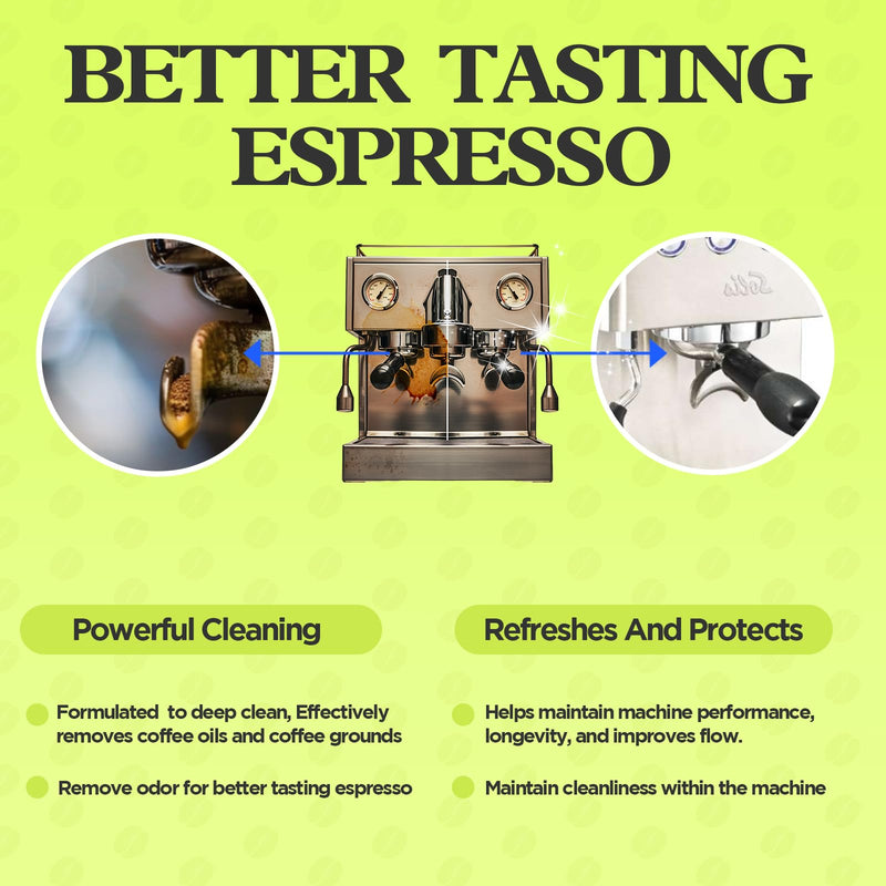 Espresso Machine Cleaning Tablets, Coffee Machine Cleaning Pods, Coffee Machine Cleaner for All Espresso Machine, 48 Pack 1 Count (Pack of 48)