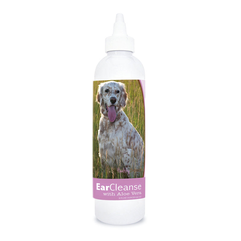 Healthy Breeds English Setter Ear Cleanse with Aloe Vera Sweet Pea and Vanilla 8 oz