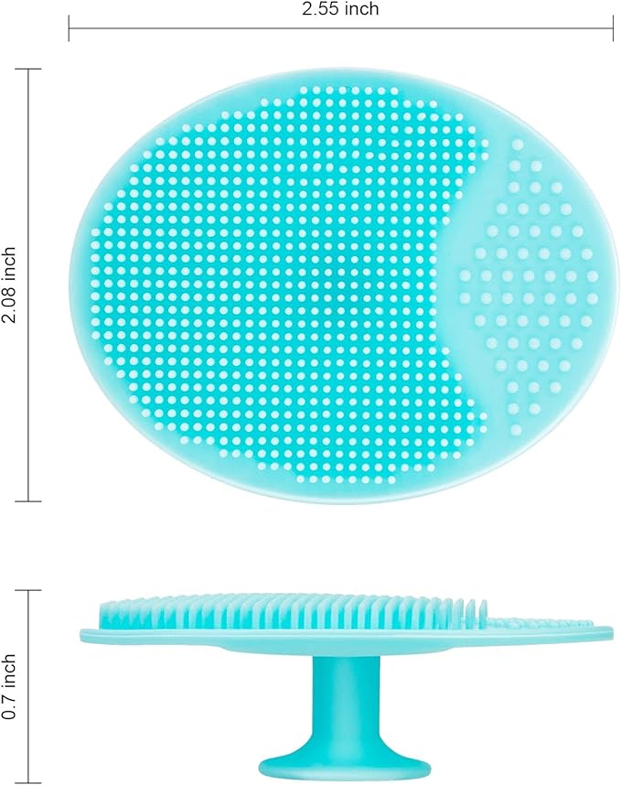 JEXCULL Face Clubber 4 Pack Soft Silicone Facial Cleansing Brush Face Creator Blackhead Acne Pore Pad Cradle Cap Face Mash Brush Deep Cleaning Skin Care - NewNest Australia