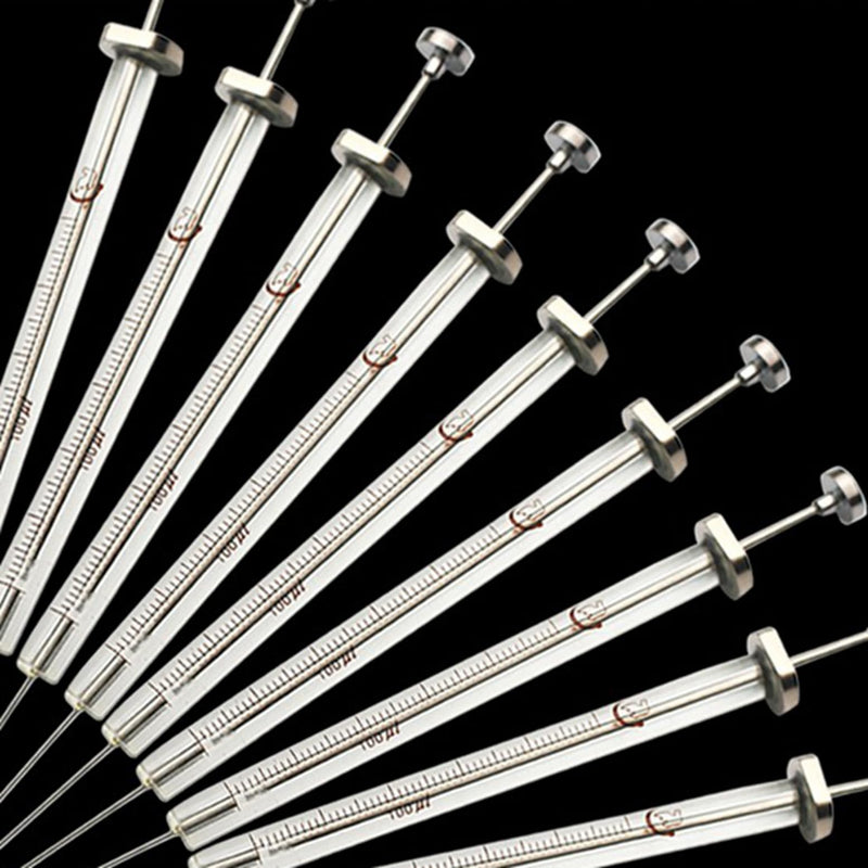 Glass Micro Syringe Lab Microliter Trace Injector With Sharp Needle Tip (1000ul) 1000ul