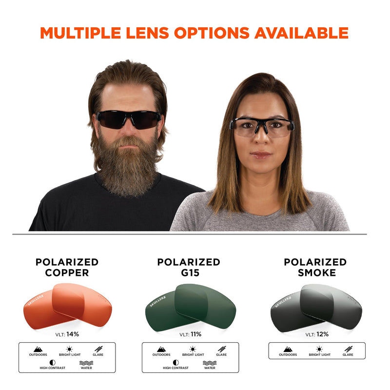 Ergodyne Skullerz DAGR Polarized Safety Sunglasses Copper Lens