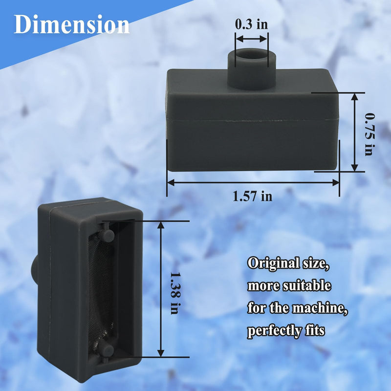 2 Pcs Filter Piece Replacement Parts, Fits Ice Maker OPAL01GENSS,OPAL01GENKT, etc