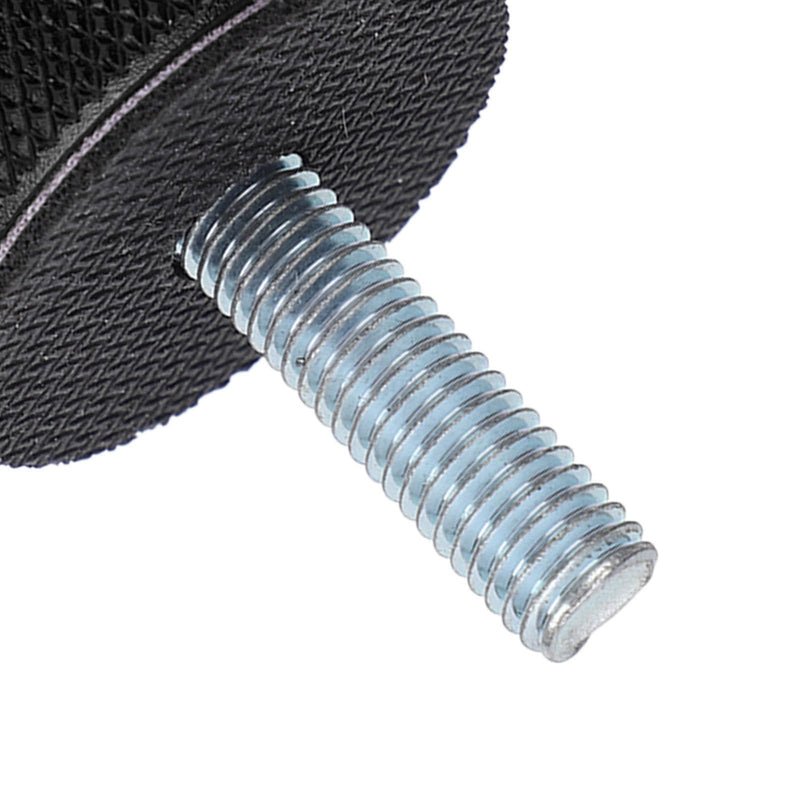 Billet Aluminum Hard Top Quick Removal Fastener Thumb Screw, 8 Pcs M8 1.25 Thread Integrated D Ring for Bronco 2dr 4dr 2021 Onwards (Black)